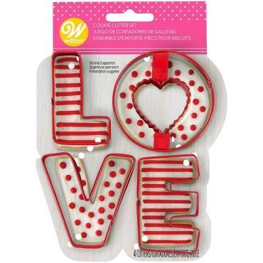 Wilton Love Cookie Cutter Set 4-Piece - 2308-3856