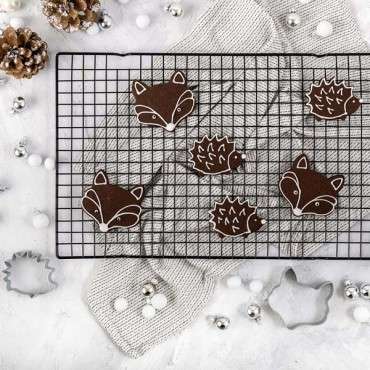 Animal Cookie Cutter Set Hedgehog & Fox