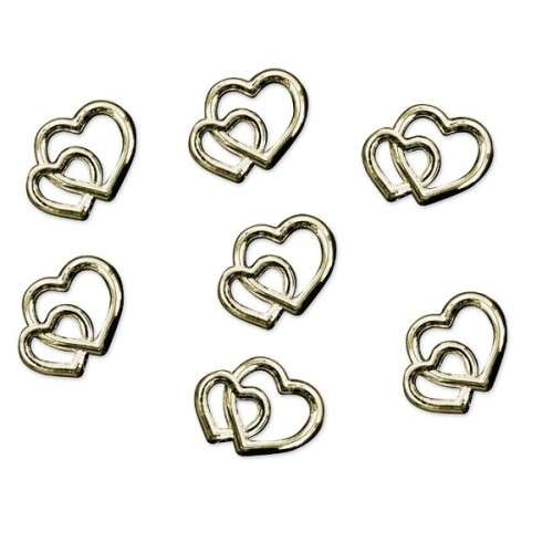 PartyDeco Embellishment Hearts Table Confetti, 10mm