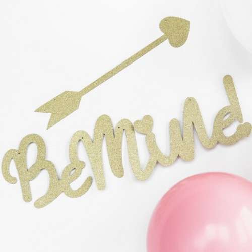 PartyDeco Sweet Love "Be Mine!" Girlande, 90cm