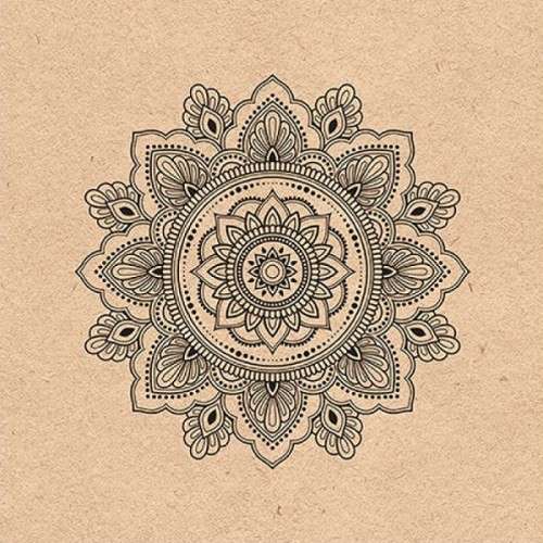 Ambiente Recycled Mandala Napkins, 20 pcs