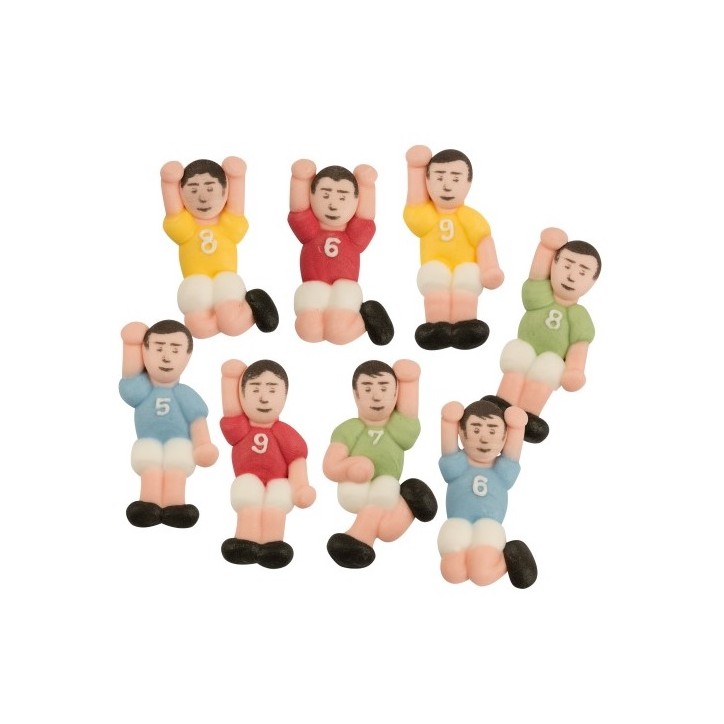 Sugar Deco Football Team, 12 pcs