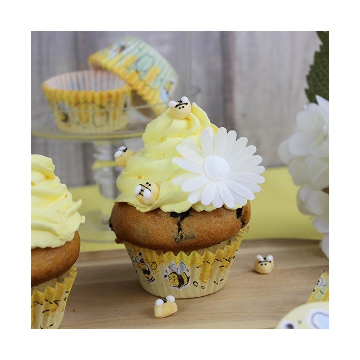 Cupcake Forms Sweet Bees, 50 pcs