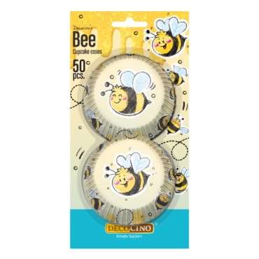 Cupcake Forms Sweet Bees, 50 pcs