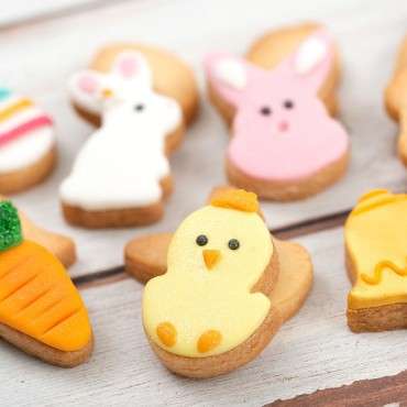 Decora Mini Easter Cookie Cutters, 6 pcs