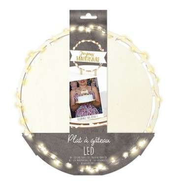 ScrapCooking LED Cake Plate Round