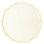 ScrapCooking Round Wooden Cake Plate with LED-Lights, 26.5cm