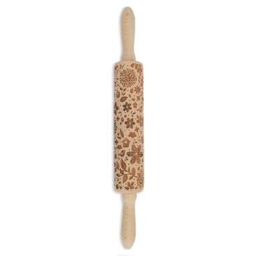 Embossed Rolling Pin Nature from Scrapcooking