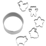 Städter Assorted Miniature Linzer Cookie Cutter Set, 5 pcs