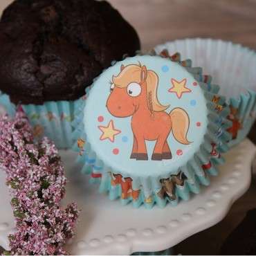 Decocino Sweet Pony Muffin Förmchen 50 Stück