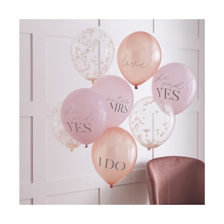 Jungesellinenabschied Luftballons - Team Bride Ballon Bundle HN-809