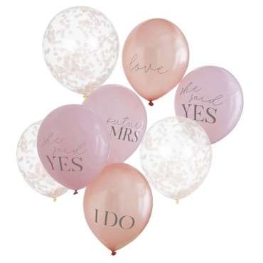 Jungesellinenabschied Luftballons - Team Bride Ballon Bundle HN-809