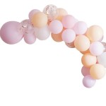 Ginger Ray Ballonbogen Set PEACH / PINK, 5 Meter