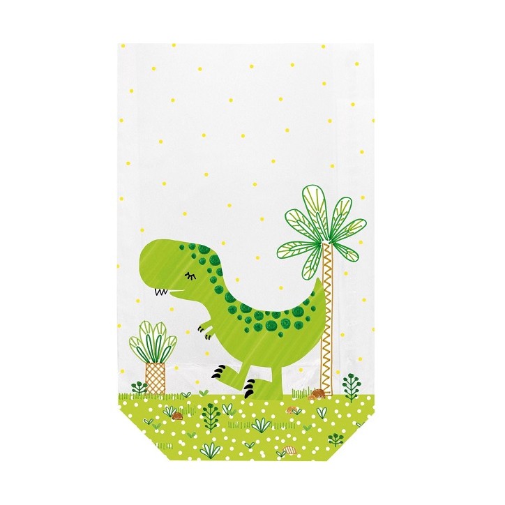 10 Dino Candy Clear Bags 4262-18032