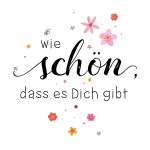 Atelier Designer Collection Servietten wie schön, dass es Dich gibt, 20 Stück