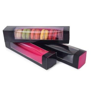 Macarons Geschenkschachteln - Macarons Schachteln für 6 Macarons