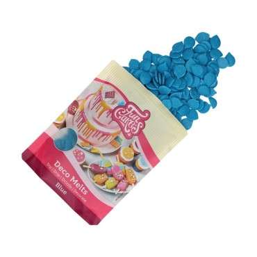 FunCakes Deco Melts Blue 250g - Cake Pop Glazing