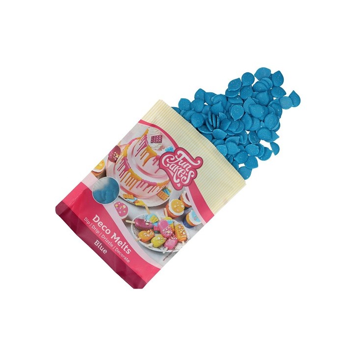 Blaue Cakepop Glasur - FunCakes Blue Decomelts F25155