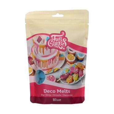 FunCakes Deco Melts Blue 250g - Cake Pop Glazing