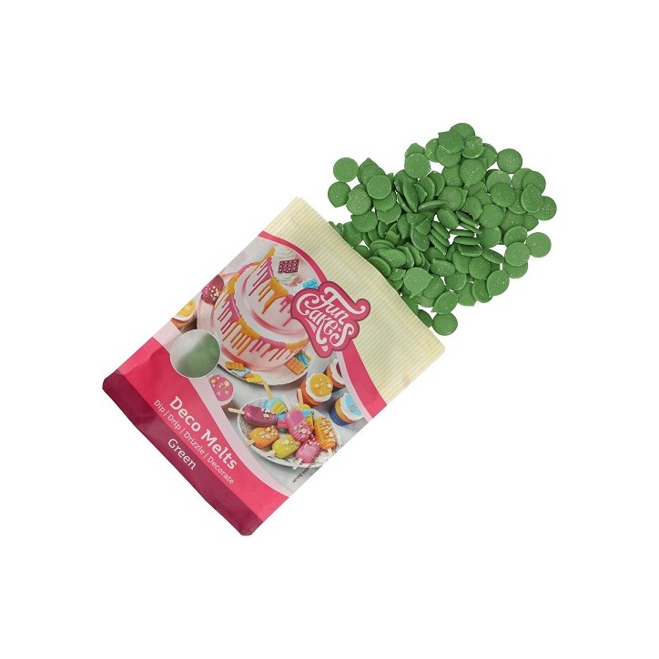 FunCakes Deco Melts Green, 250g