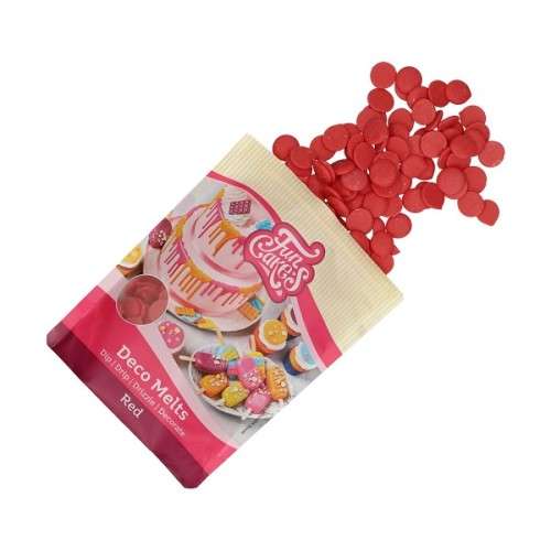 FunCakes Deco Melts Rot, 250g