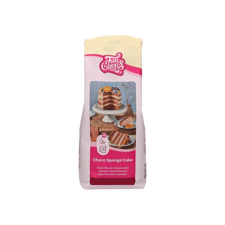 Choco Biskuit Backmischung, 1kg – Perfekte Schokoladen-Tortenböden