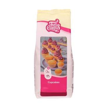 FunCakes Cupcakes Backmischung – Leckere Cupcakes im Handumdrehen, 1kg