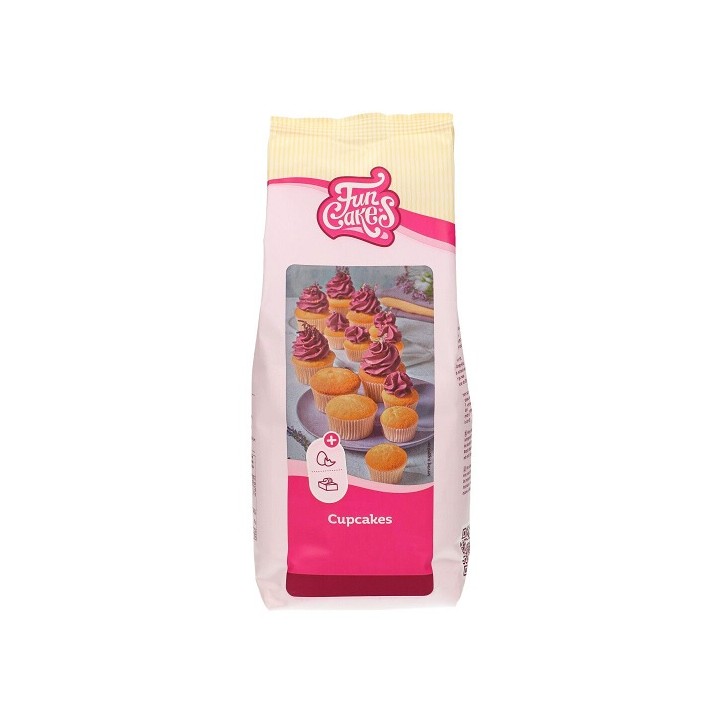 FunCakes Cupcakes Backmischung – Leckere Cupcakes im Handumdrehen, 1kg