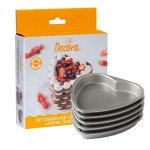 Decora Heart Layers Cake Pan Set, 5pcs