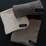 3x BAHNE Wash Cloth BEIGE MIX - 30x30cm