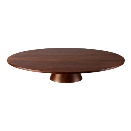 ASA Wooden Cake Stand - Acacia Wood Cake Stand 35cm