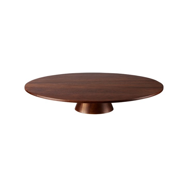 ASA Wooden Cake Stand - Acacia Wood Cake Stand 35cm