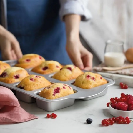 Mini plum cake mold for 8 mini cakes