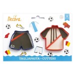 Decora Fussballtrikot & Shorts Plätzchenausstecherset, 2 Stück