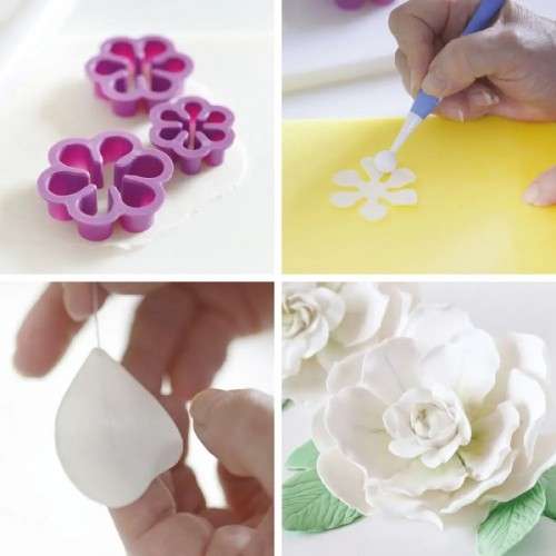 Decora Gardenia Sugarflower Cutter Set, 9-pcs