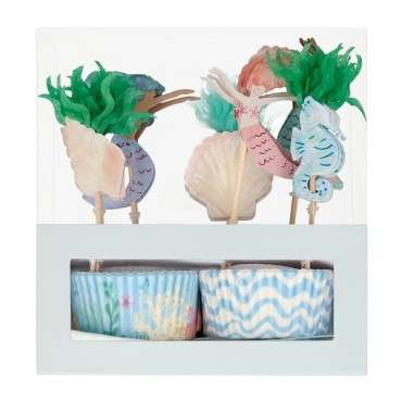 Mermaid Party Cupcake Set, Meri Meri