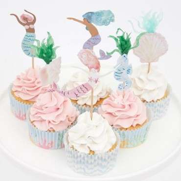 Mermaid Party Cupcake Set, Meri Meri