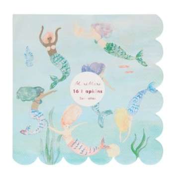 Mermaid Party Napkins, Meri Meri