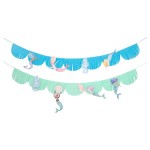 Meri Meri Mermaid Party Garland Set, 3 Meter