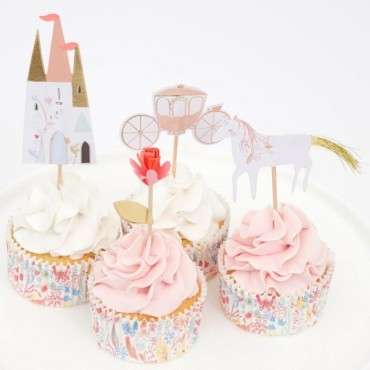 Princess Party Cupcake Deko Set, Meri Meri