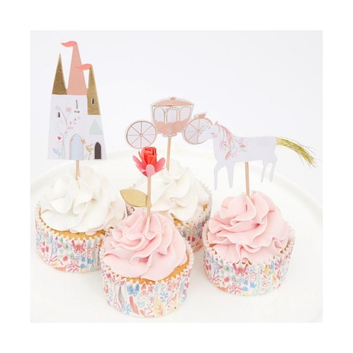 Princess Party Cupcake Deko Set, Meri Meri