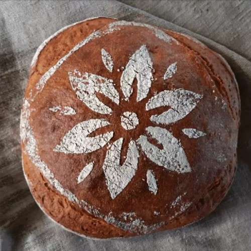 Bread Stencil Flower, 162x203mm