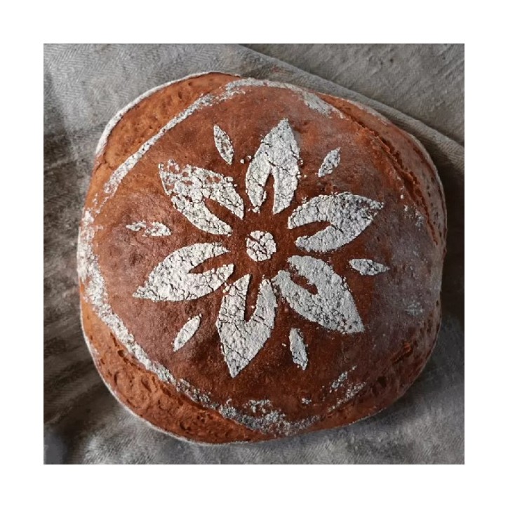 Bread Stencil Flower