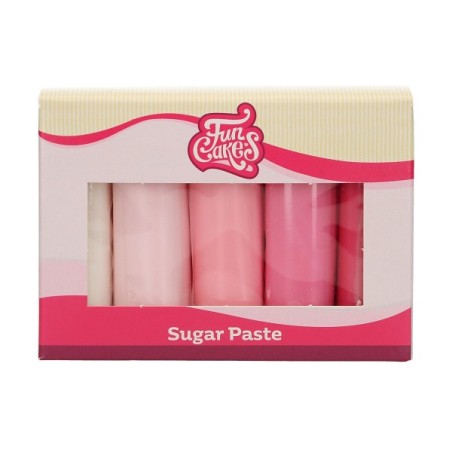 Rosa Rollfondant Multipack FunCakes F20365