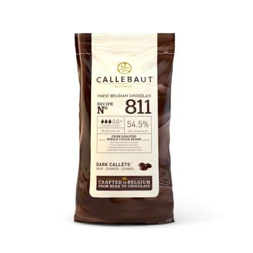 Callebaut 811 Chocolate Callets 54.5% Dunkel, 1kg