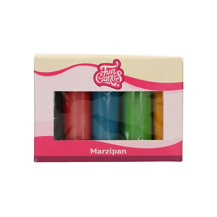 FunCakes Marzipan Multipack Essential Colors 5x100g