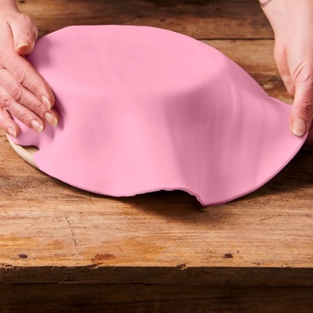 Fondant ausgerollt Rosa - Glutenfrei - Vegan - Laktosefrei - Halal - Kosher