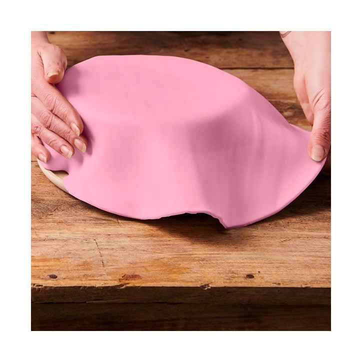 Fondant ausgerollt Rosa - Glutenfrei - Vegan - Laktosefrei - Halal - Kosher