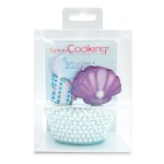 ScrapCooking Mermaid Cupcake & Topper Set, 48-pcs