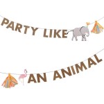 Meri Meri Safari Animals Large Garland, 2x2 Meter